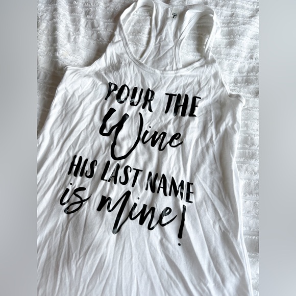 Medium, DIY, women’s tank top, engaged tank, razorback - Picture 1 of 1